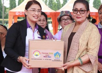 Ketua TP PKK Bali Menghadiri Festival UMKM 2023 MUKI Bali