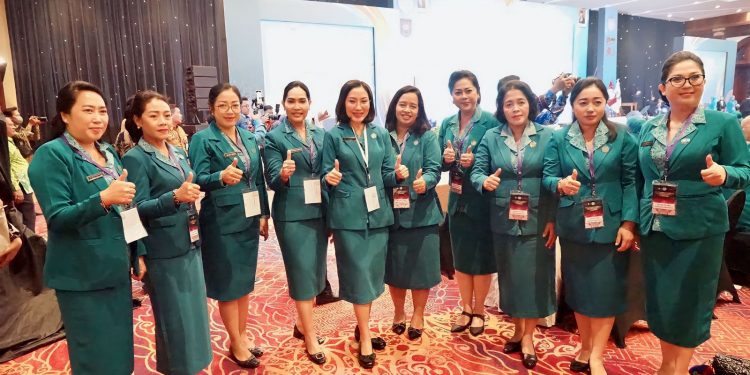 TP PKK Provinsi dan Kabupaten/Kota se-Bali Berpartisipasi dalam Kegiatan Rakornas di Jakarta