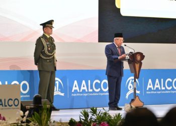 Di Hadapan Utusan 33 Negara Asia-Afrika, Wapres Gelorakan Solidaritas Antarbangsa Perangi Kejahatan Transnasional