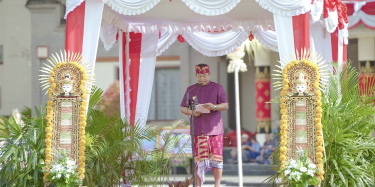 HUT Mangupura Ke-14, Pj. Gubernur Bali Apresiasi Capaian Pembangunan di Kabupaten Badung