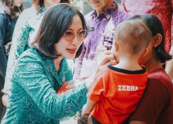 Komit Turunkan Angka Balita Stunting, Pj. Ketua TP PKK Bali Ny. drg. Ida Mahendra Jaya Sambangi Kabupaten Tabanan