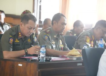 Satpol PP Provinsi Bali Gelar Rapat Usulan Penerimaan Penghargaan Karya Bhakti Tahun 2024