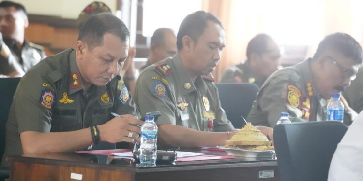 Satpol PP Provinsi Bali Gelar Rapat Usulan Penerimaan Penghargaan Karya Bhakti Tahun 2024