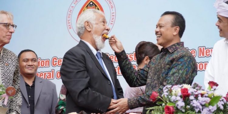 Hadiri Peresmian Kantor Konjen Timor Leste, Sekda Dewa Made Indra Tawarkan Kerjasama Bidang Pendidikan dan Kesehatan