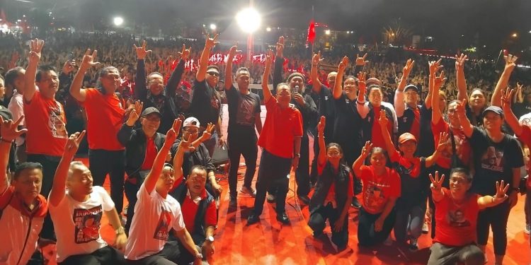 Puluhan Ribu Masyarakat Bangli Suarakan Ganjar – Mahfud Menang Total