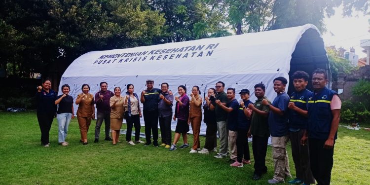 Dinkes Bali Gelar Simulasi Lapangan Pusat Kendali Krisis Kesehatan