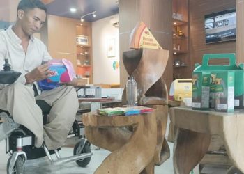 20 Pengusaha Difabel di Denpasar Mengikuti Pelatihan Pembuatan Kemasan Produk