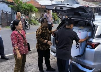 Logistik untuk Empat TPS yang Melakukan Pemungutan Suara Ulang di Buleleng Sudah Didistribusikan