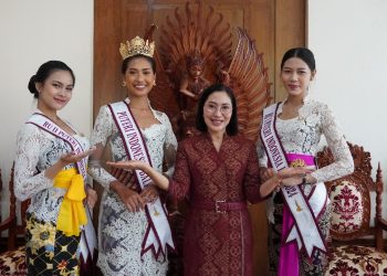 Melenggang Ke Ajang Nasional, Ketua Dekranasda Bali Beri Motivasi Putri Indonesia Bali 2024