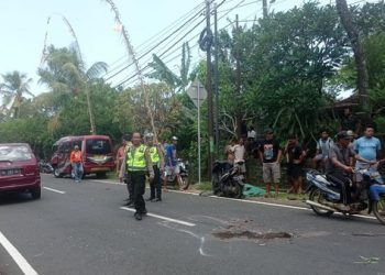 Pria di Tabanan Tewas Tertabrak Setelah Memotong Jalan Saat Berkendara