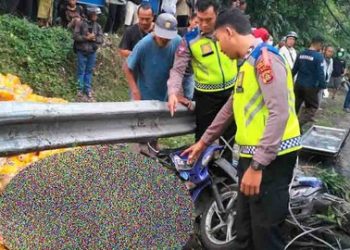 Kecelakaan Maut: Pemotor Tertindih Truk Akibat Rem Blong di Jalan Denpasar-Gilimanuk