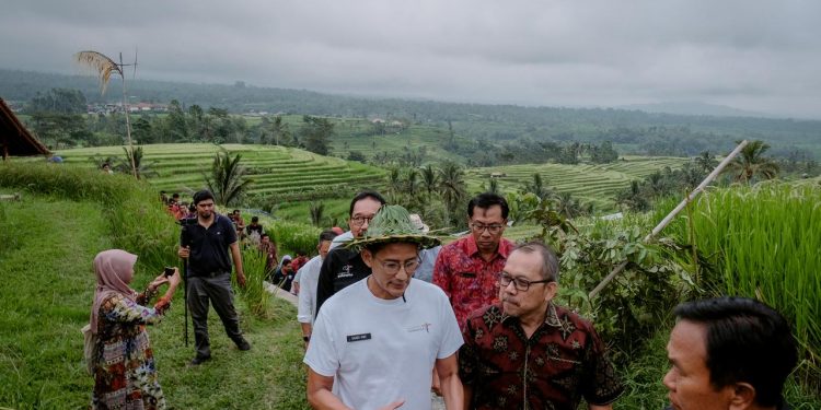 Jelang World Water Forum 2024, Menparekraf Tinjau Desa Jatiluwih Tabanan Bali