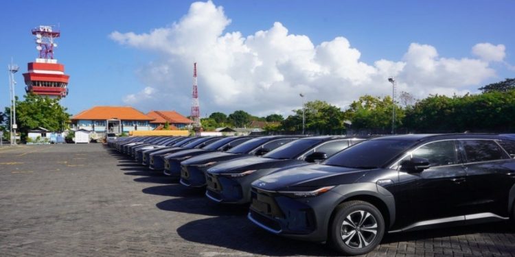 Sebanyak 440 Mobil Listrik untuk World Water Forum ke-10 Tiba di Bali