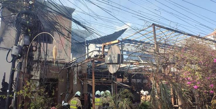 Hebatnya, Restoran Moana di Canggu Terbakar, 8 Mobil Pemadam Kebakaran Dikerahkan