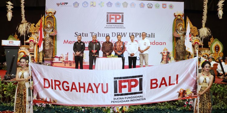 Peringati Hari Jadi ke-1 DPW IFPI Bali, Sekda Dewa Indra Harap Pejabat Pengadaan Semakin Profesional dan Kredibel