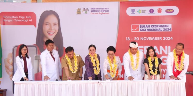 Hadiri Peringatan BKGN Tahun 2024, Pj. Ketua TP PKK Bali Harapkan Kesehatan Gigi dan Mulut Ditanamkan Sejak Dini di Tengah Masyarakat