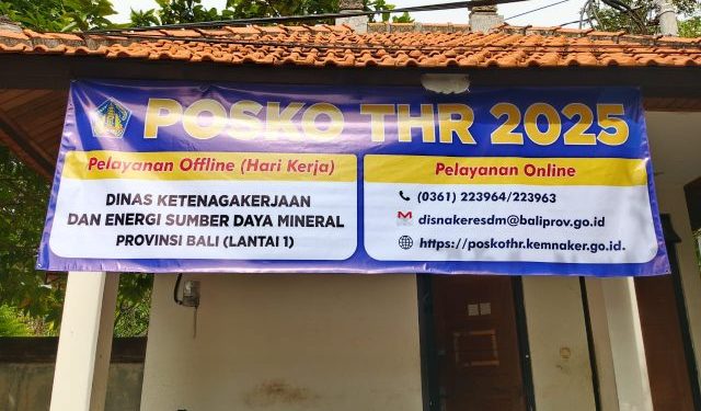 Pemprov Bali Luncurkan Posko Satgas THR, Pastikan Pekerja Terima THR Keagamaan