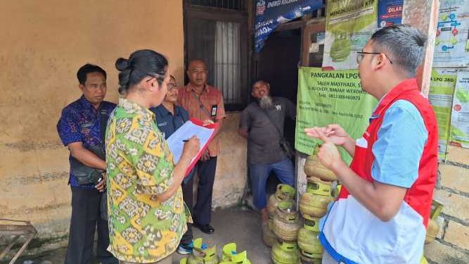 Sidak LPG 3 Kg, Tim Pengawas Terpadu Disperindag Temui Pelanggaran