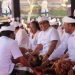Wagub Bali Giri Prasta Hadiri Upacara Tawur Tabuh Gentuh di Pura Agung Payangan