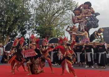 Sebanyak 15 Ogoh-ogoh Tampil dalam Parade di Tingkat Kabupaten Jembrana