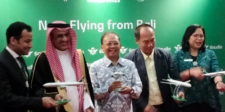 Saudi Airlines Resmi Buka Rute Jeddah-Bali, Gubernur Koster Beri Pesan Penting