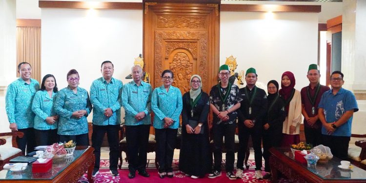 Terima HMI Bali, Putri Koster Jelaskan Program Satu Keluarga Satu Sarjana