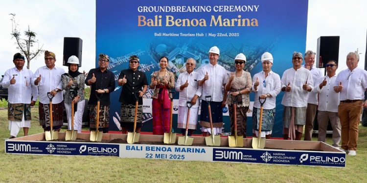 Wagub Giri Prasta Hadiri Groundbreaking Bali Benoa Marina, Minta Pelindo Buka Kantong Ekonomi bagi Masyarakat Lokal
