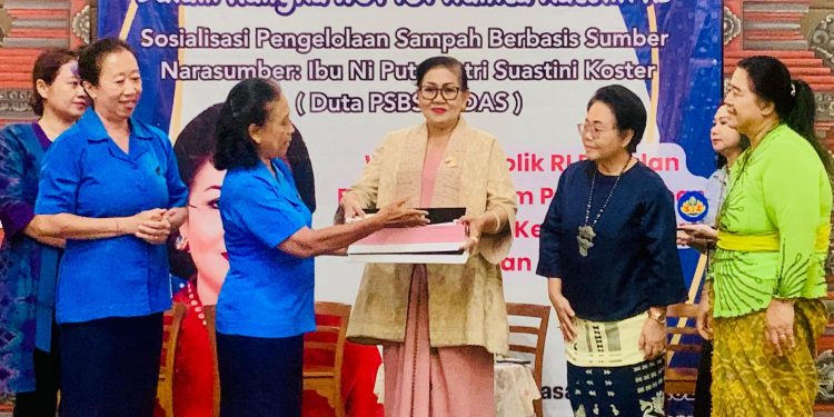 Sasar Wanita Katolik, Duta PSBS PADAS Sosialisasikan Pengelolaan Sampah Berbasis Sumber