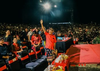 Gema Teriakan Pak Yan, Antusiasme Generasi Muda Bali Sambut Gubernur Koster di Lomba Barong Ket PKB 2025