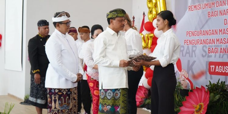 Remisi HUT RI ke-80, Sekda Bali Ajak Warga Binaan Jadikan Momentum Perubahan