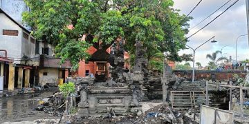 Hujan Deras Masih Landa Denpasar, Ratusan Pedagang Pasar Kumbasari Direlokasi