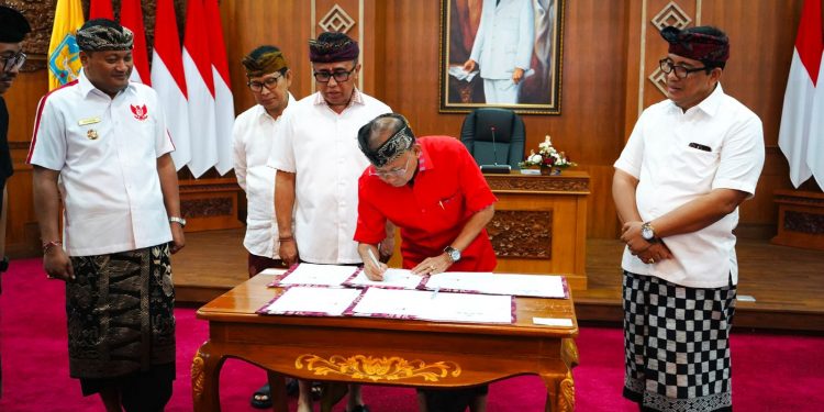 Gubernur Koster dan Empat Kepala Daerah Sepakat Anggarkan Rp56,3 Miliar untuk Trans Metro Dewata 2026