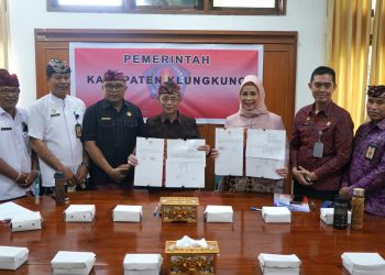 Pemkab Klungkung Jalin Kerjasama Dengan Kanwil Kemenkum Bali