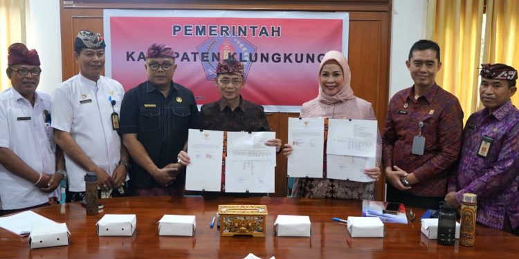 Pemkab Klungkung Jalin Kerjasama Dengan Kanwil Kemenkum Bali